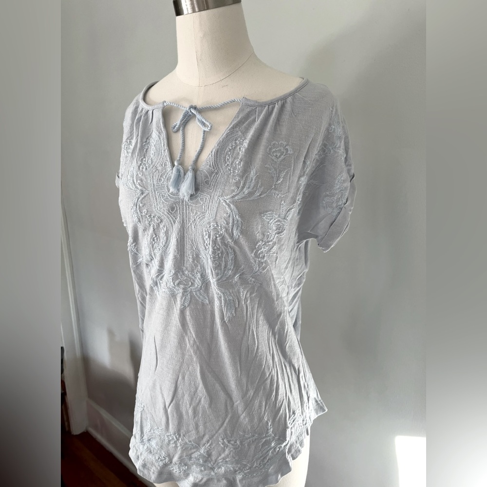Lucky Brand embroidered top